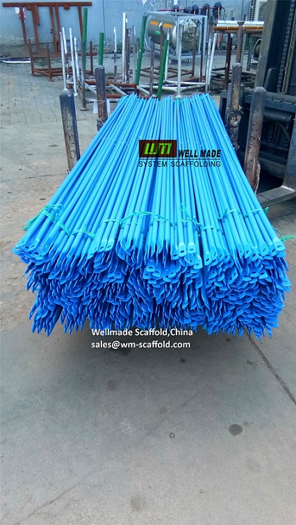 frame scaffolding parts painted cross brace to Chile Andamios Construction  formwork scaffolding OEM manufacturer 