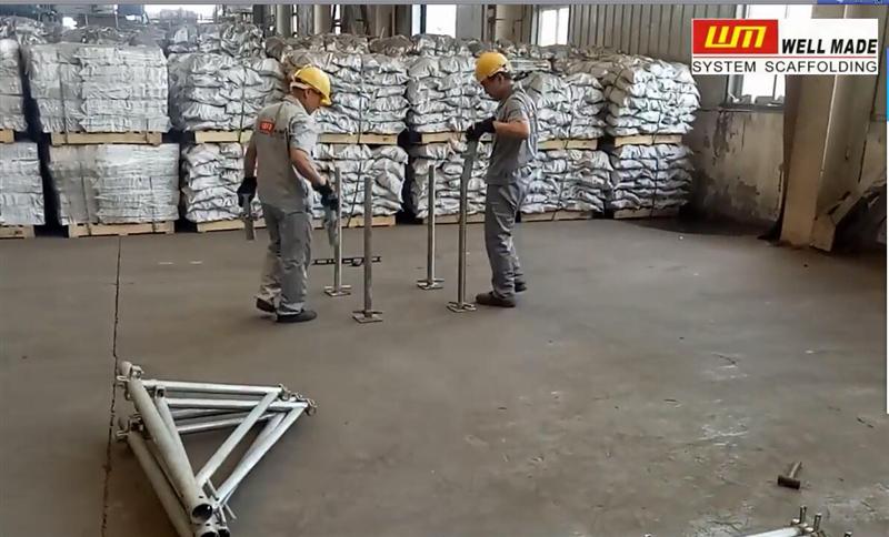 how to install scaffolding hi load shoring system @wm-scaffold.com 