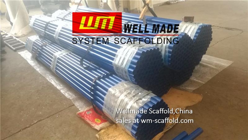painted scaffolding pipe scaffold tube for oil and gas construction rig suspended scaffold hanging scaffold construction - wellmade scaffold China 