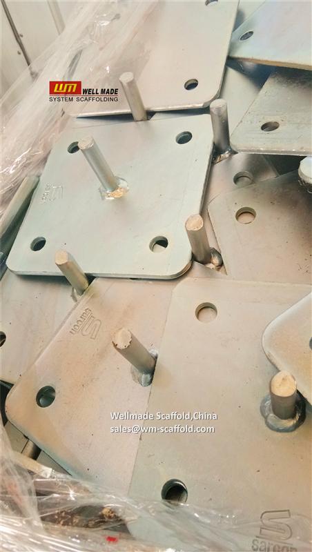 scaffolding base plate foot plates for pipe fitting scaffold system and modular scaffolding at wm-scaffold.com iso ce China oem factory