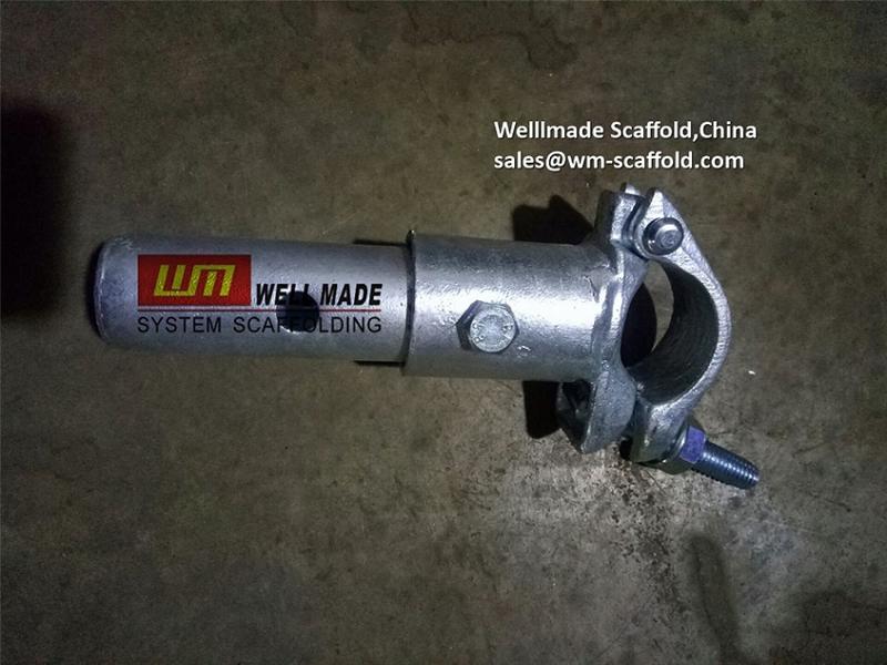ringlock scaffolding support spigpot clamps for construction modular ring lock pin lock system-industrial scaffolding steel components-wellmade scaffold iso ce china leading oem factory 50000m2 auto to 49 countries