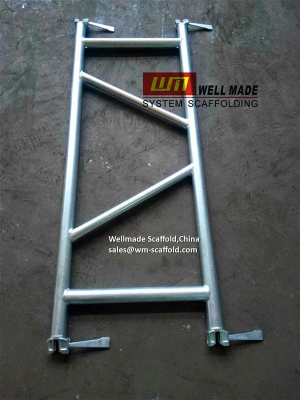 ringlock scaffolding bridge lattice girder beams-ring lock system scaffold-od48.3mm steel scaffold tube  
